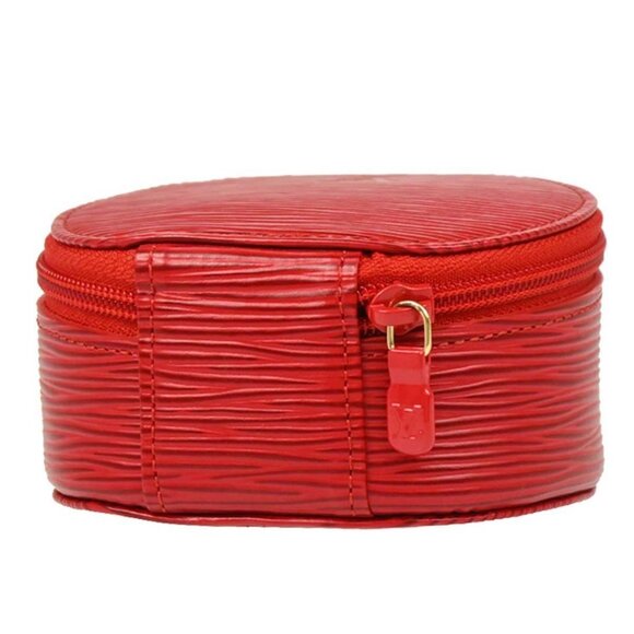 Louis Vuitton Red Epi Ecrin Bijou 10 Jewelry Case Pouch - Picture 3 of 8